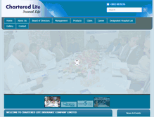 Tablet Screenshot of charteredlifebd.com